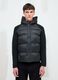 Padded Knit Jacket Black_3