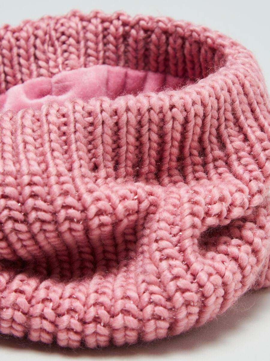 Scaldacollo in maglia con lurex_2