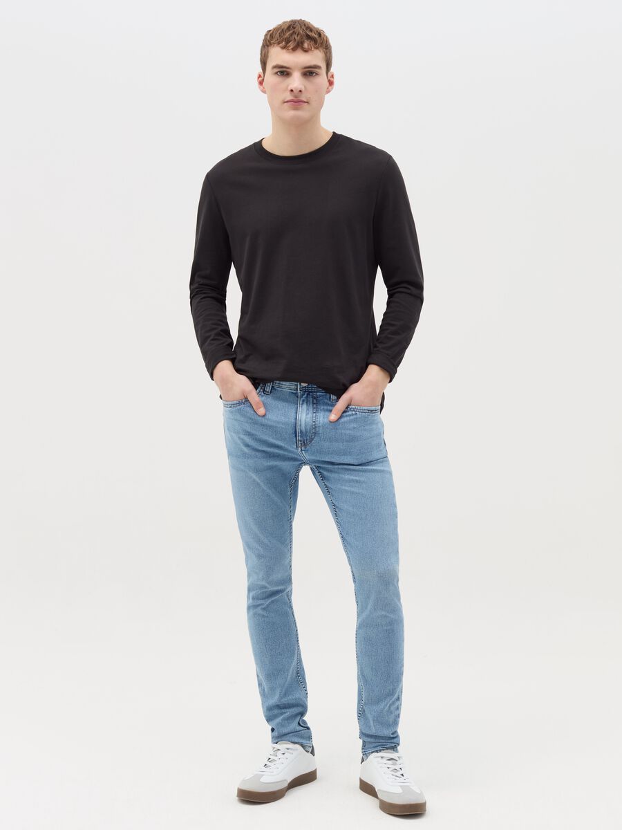 Super-skinny-fit jeans with fading_0