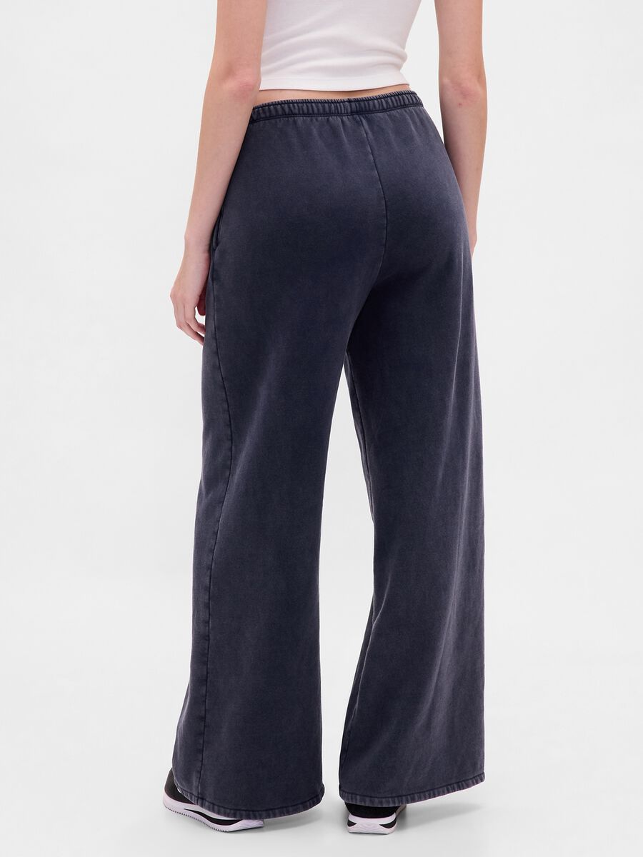 Grey Trousers in Cotton and Polyester Blend_2