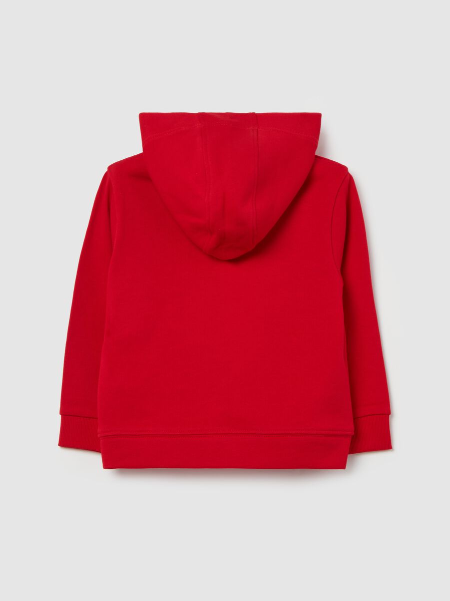 Full-zip in French Terry con cappuccio_1