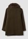 Brown wool and viscose-blend coat with contrast collar_6