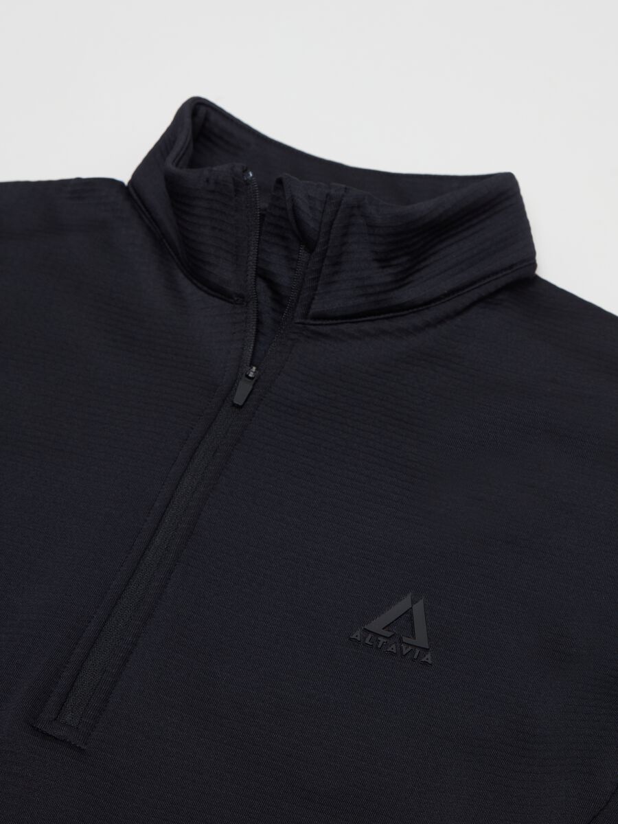 Pile half-zip trama waffle Altavia by Deborah Compagnoni_4