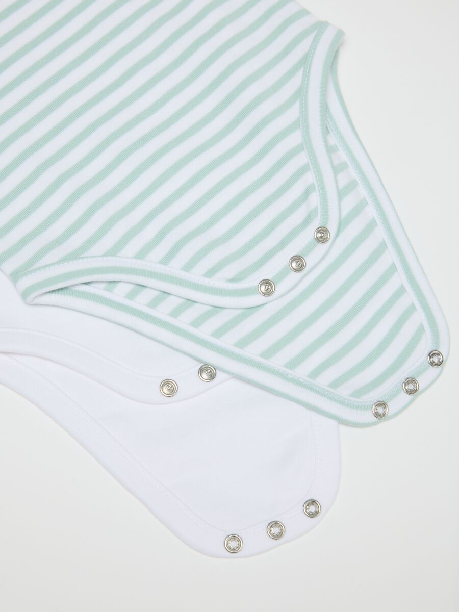 Multicolour pure cotton newborn bodysuit duo pack_3