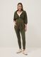 Green relaxed fit maternity sweatshirt in stretch modal blend_0