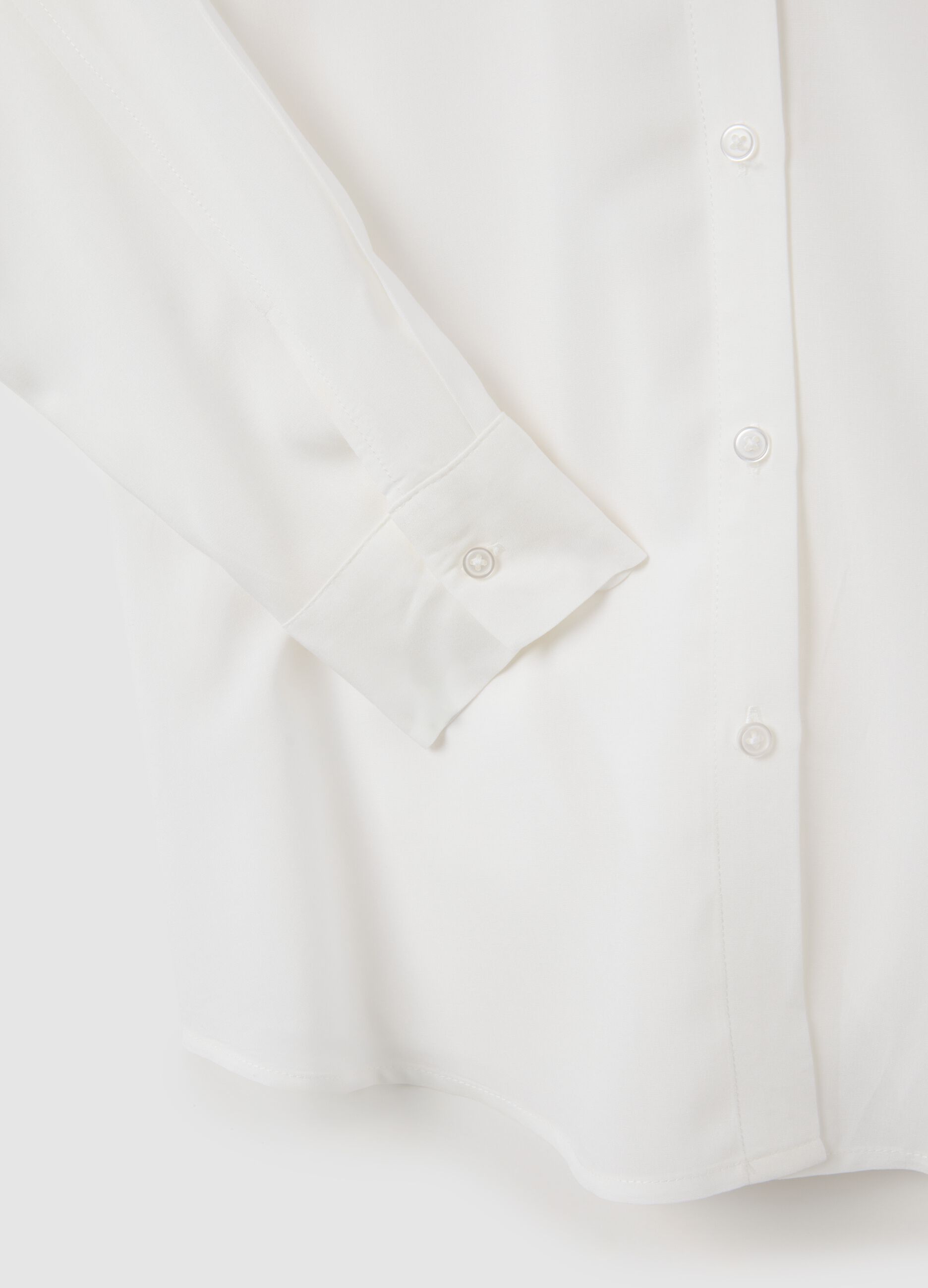 White viscose shirt
