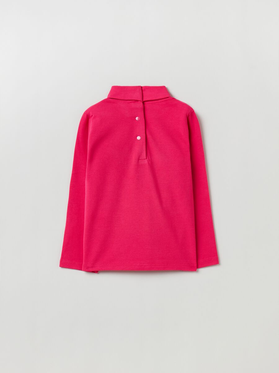 T-shirt maniche lunghe a collo alto_1