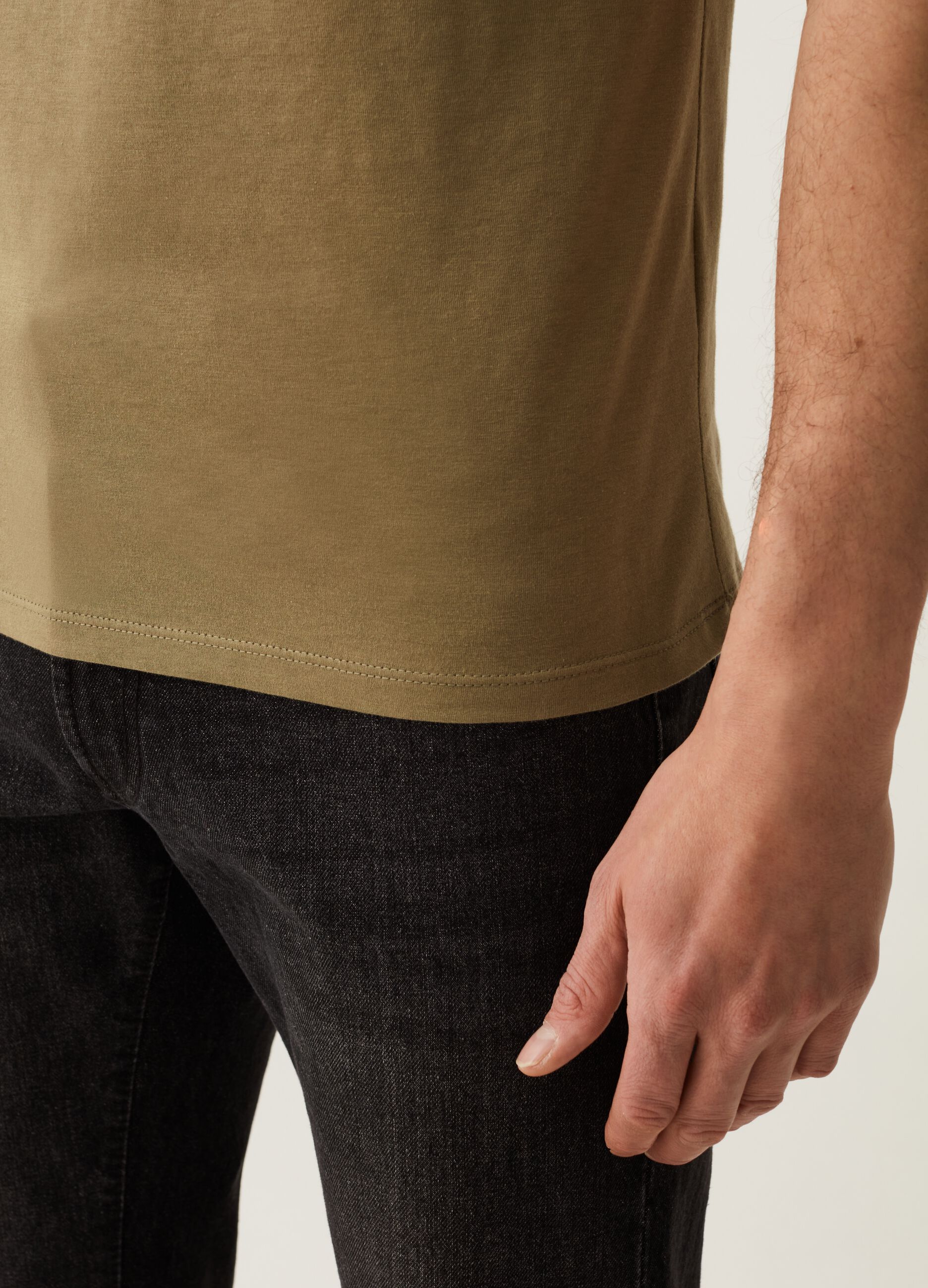 T-shirt OVS Cotone Italiano girocollo_3