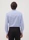 Blue striped cotton-blend shirt with button-down collar, easy-iron, regular fit_3