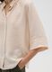 Beige blouse with V-neck and wide sleeves_3