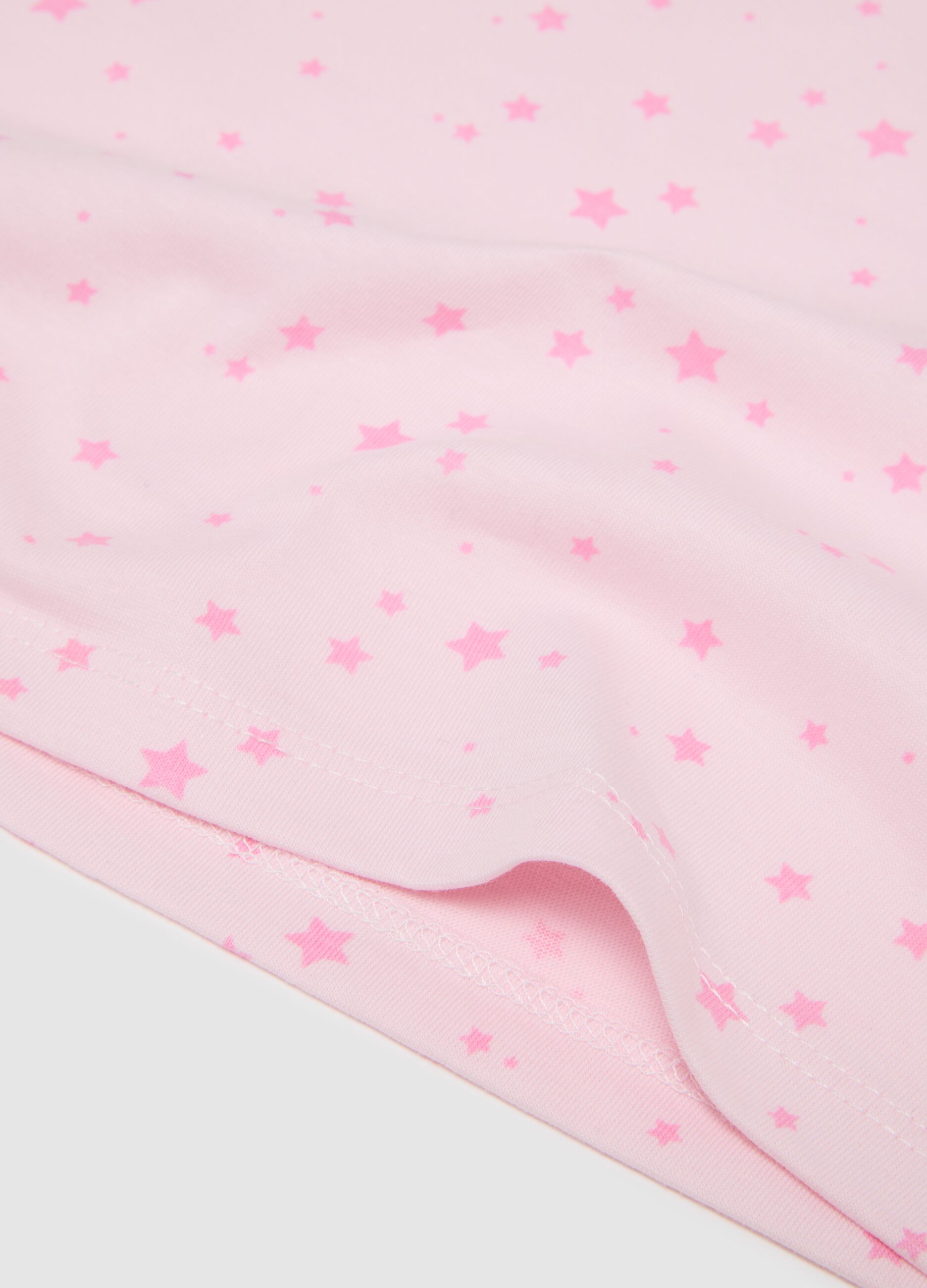 Sleeveless Pink Cotton Vest