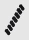 Multipack of black stretch cotton socks with a snug fit_0