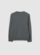 Grey Cotton Regular Fit Boy's Sweatshirt_1