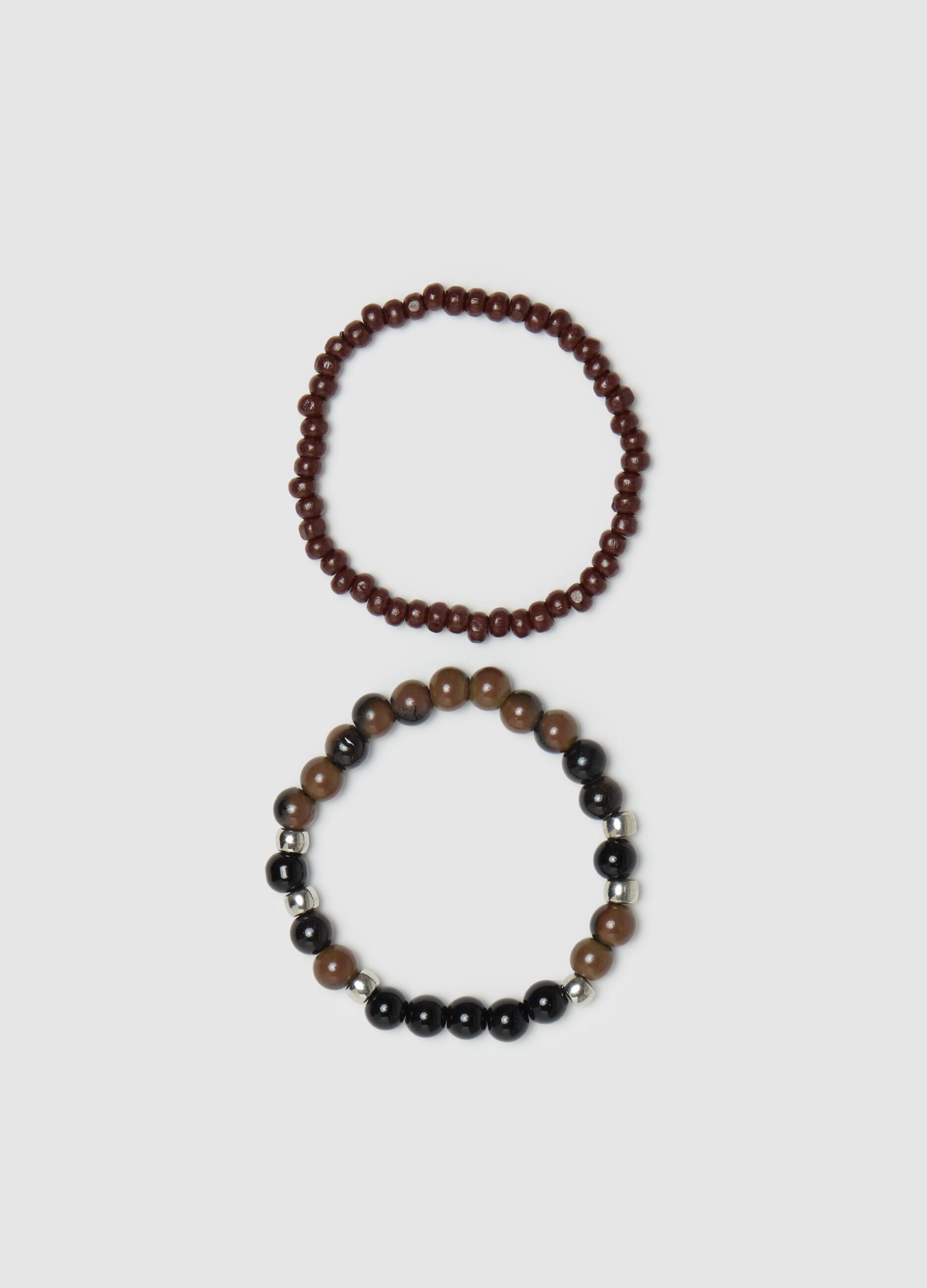 Two-pack bracelets with beads