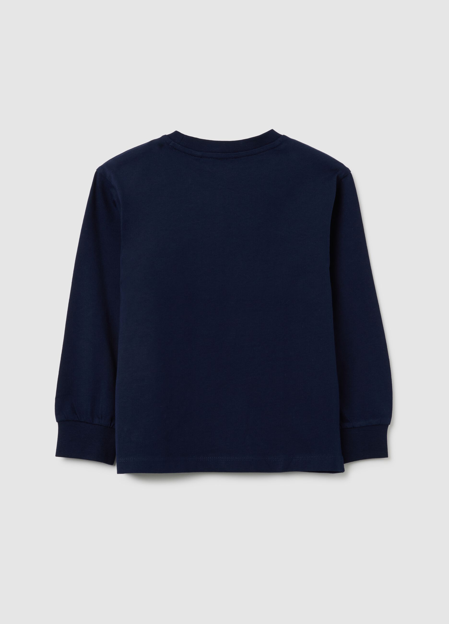 T-shirt da bambino in puro cotone multicolor regular fit
