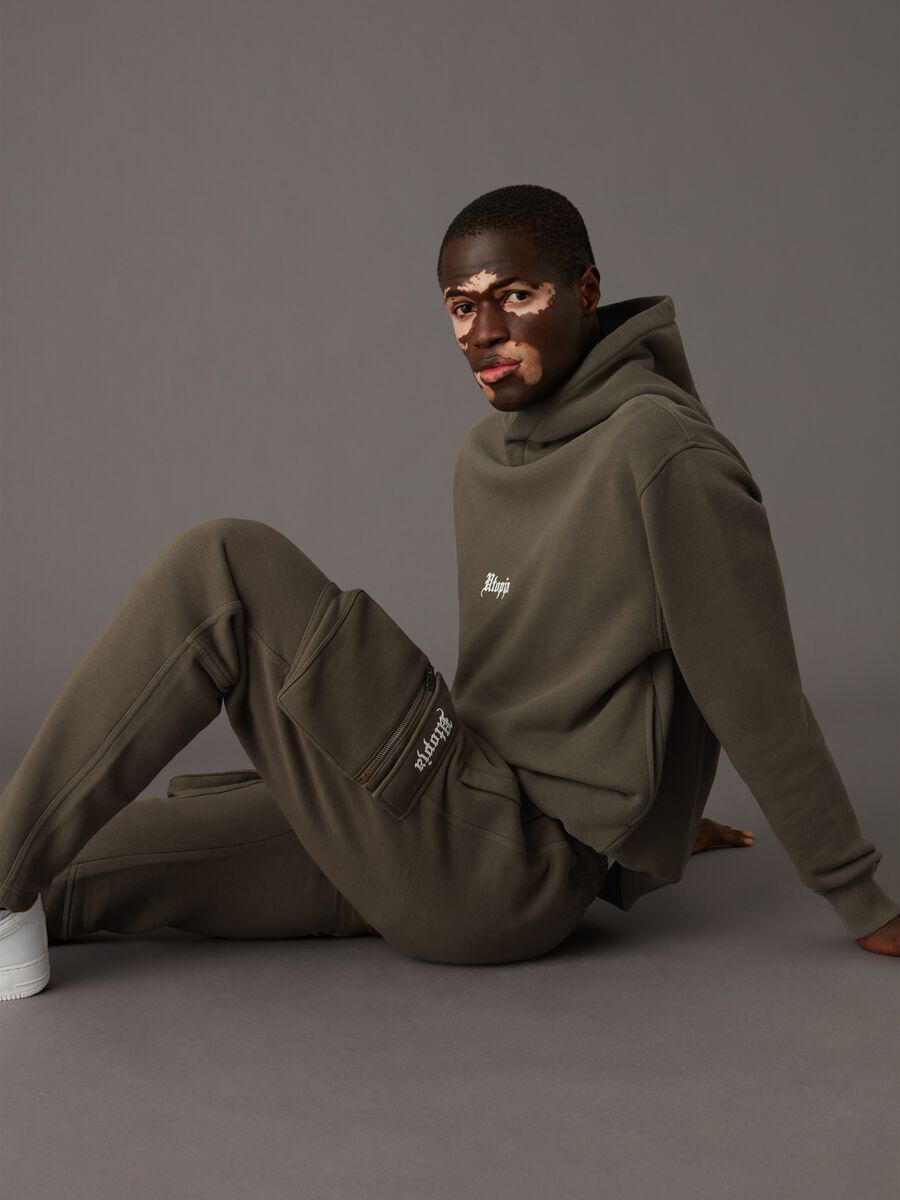 Cargo Sweatpants Military Green_0