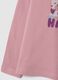 Girl's pink stretch cotton blend t-shirt regular fit_3