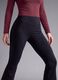 Blue flared leggings in stretchy fabric_1