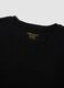 Black stretch modal crew-neck T-shirt_1