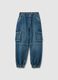 Boys' relaxed fit pure cotton denim trousers_3
