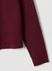 Maglia rossa in misto viscosa con colletto polo regular fit_5