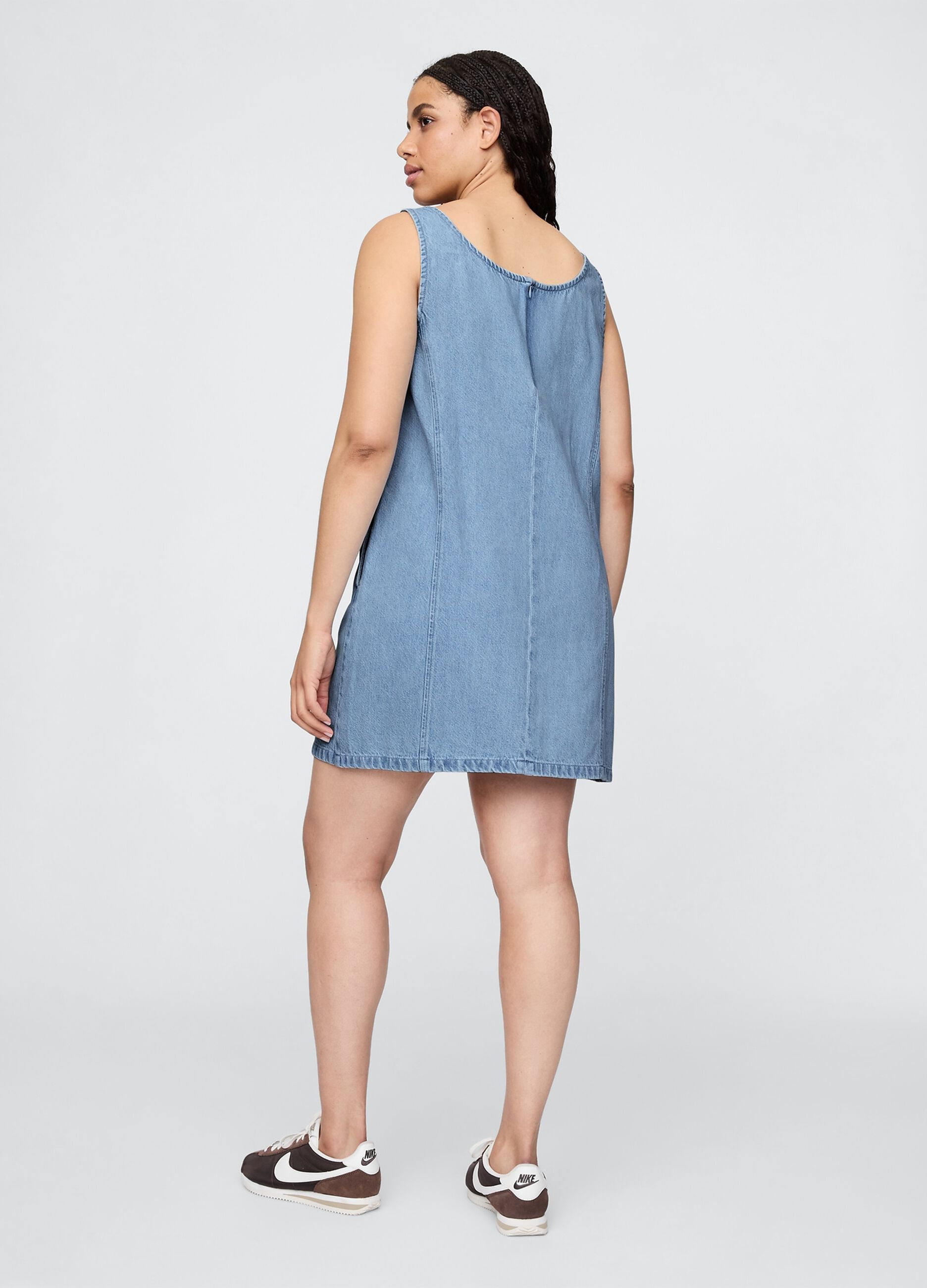 Abito corto in denim Gap