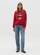 Oversized sweatshirt with Rudolph the Red-nosed Reindeer print_0