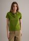 Green short-sleeve polo in pure cotton, regular fit_2