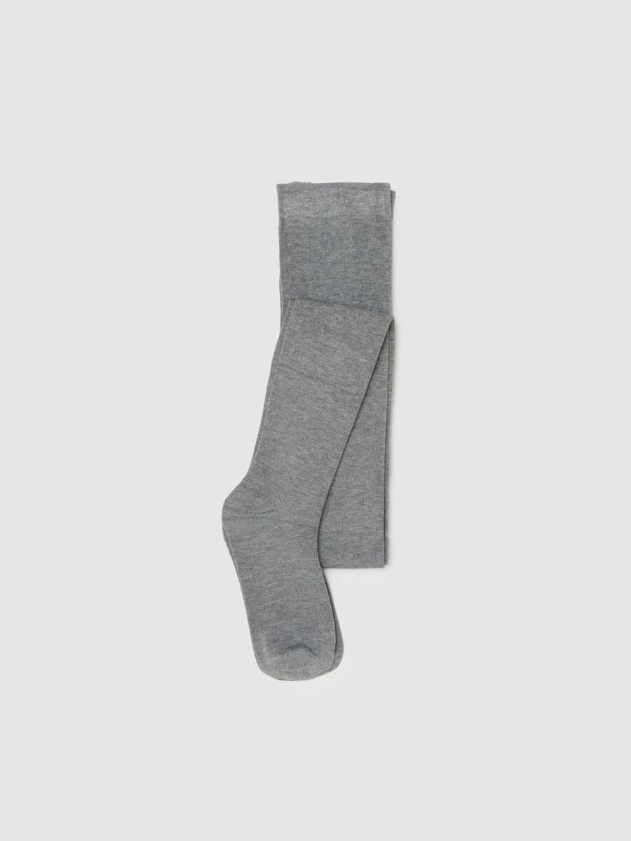 Grey Cashmere Blend Tights_0