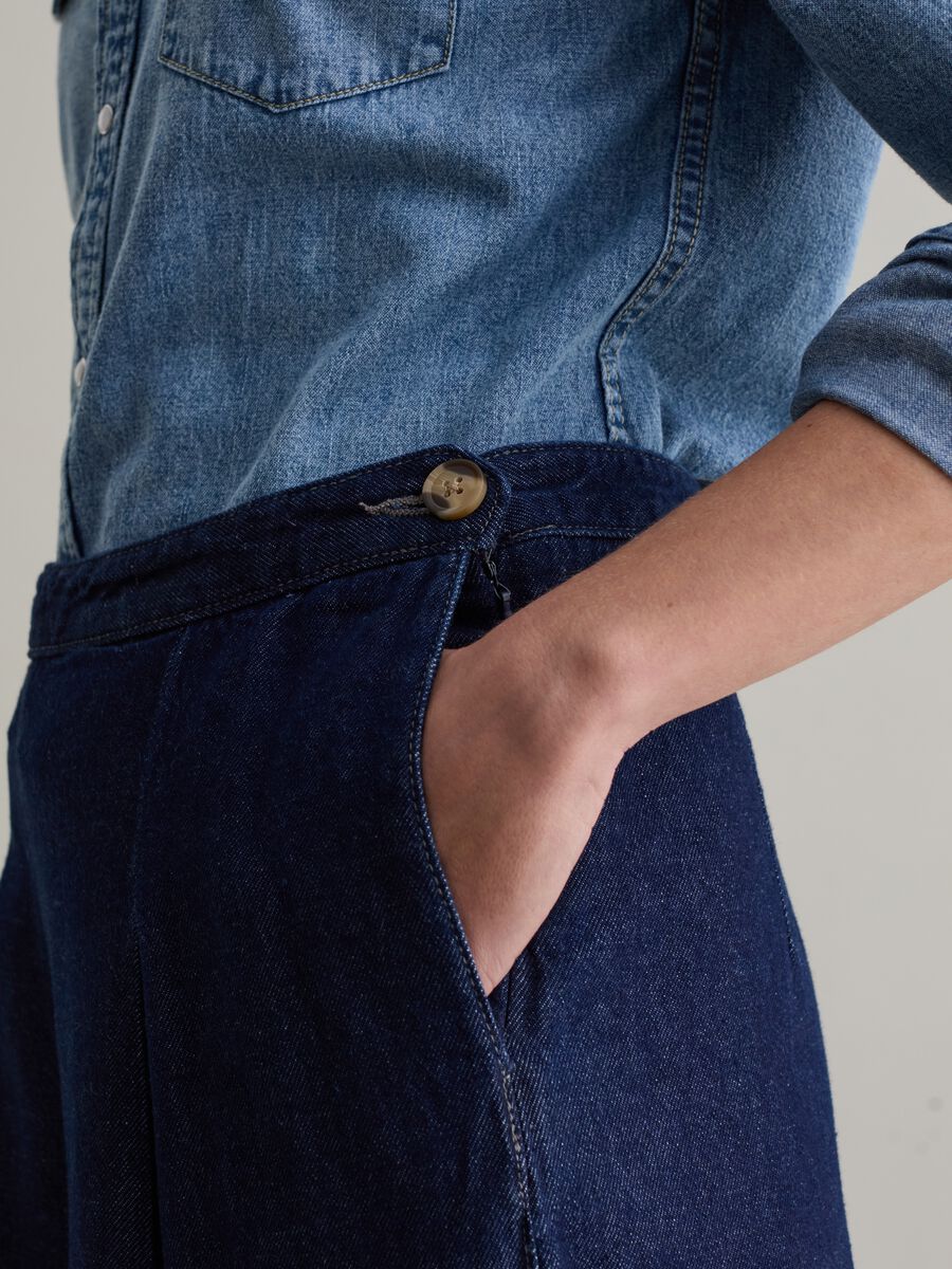 Jeans sartoriale relaxed fit con pinces_3