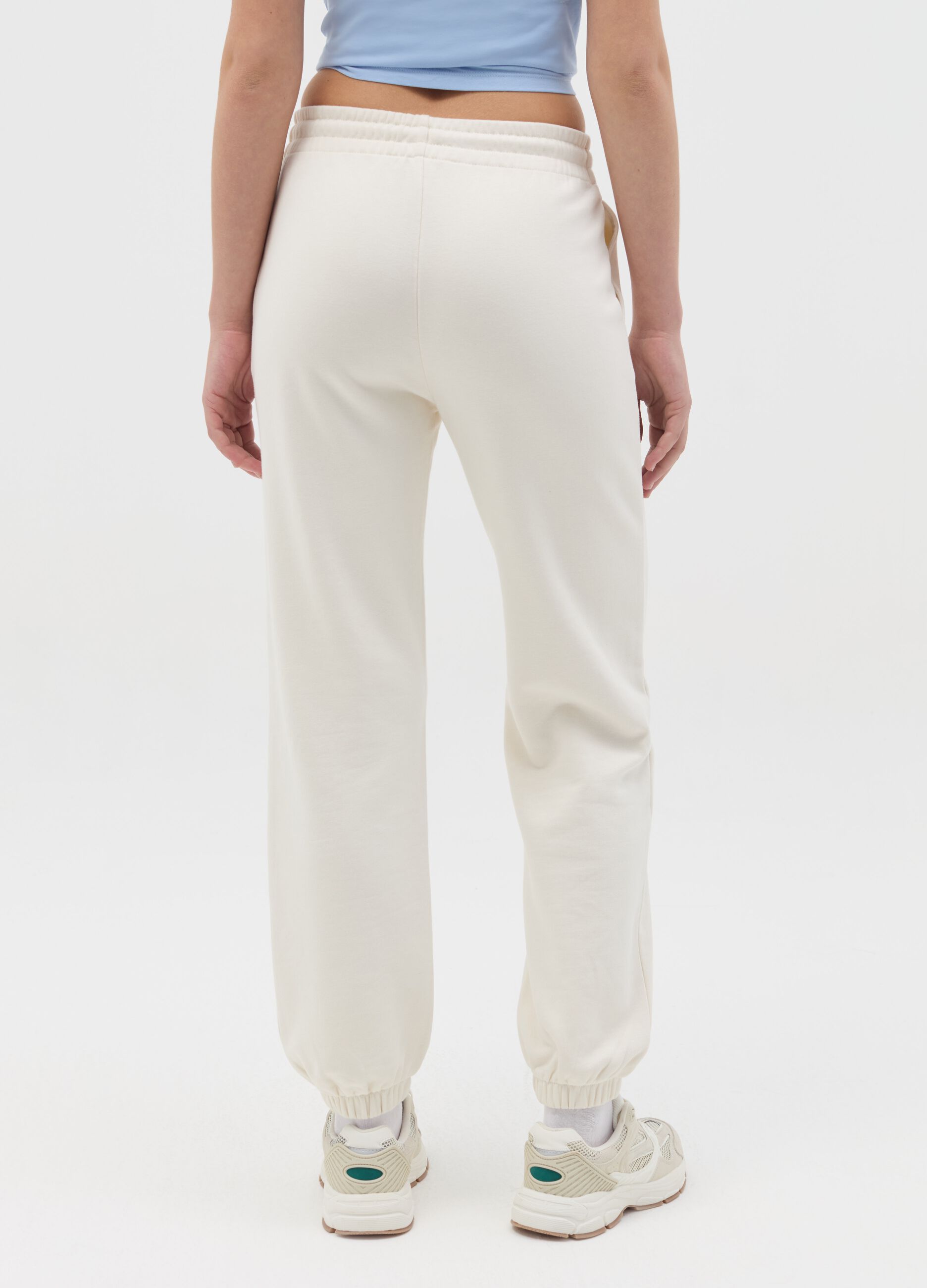 Essential joggers in fleece with drawstring