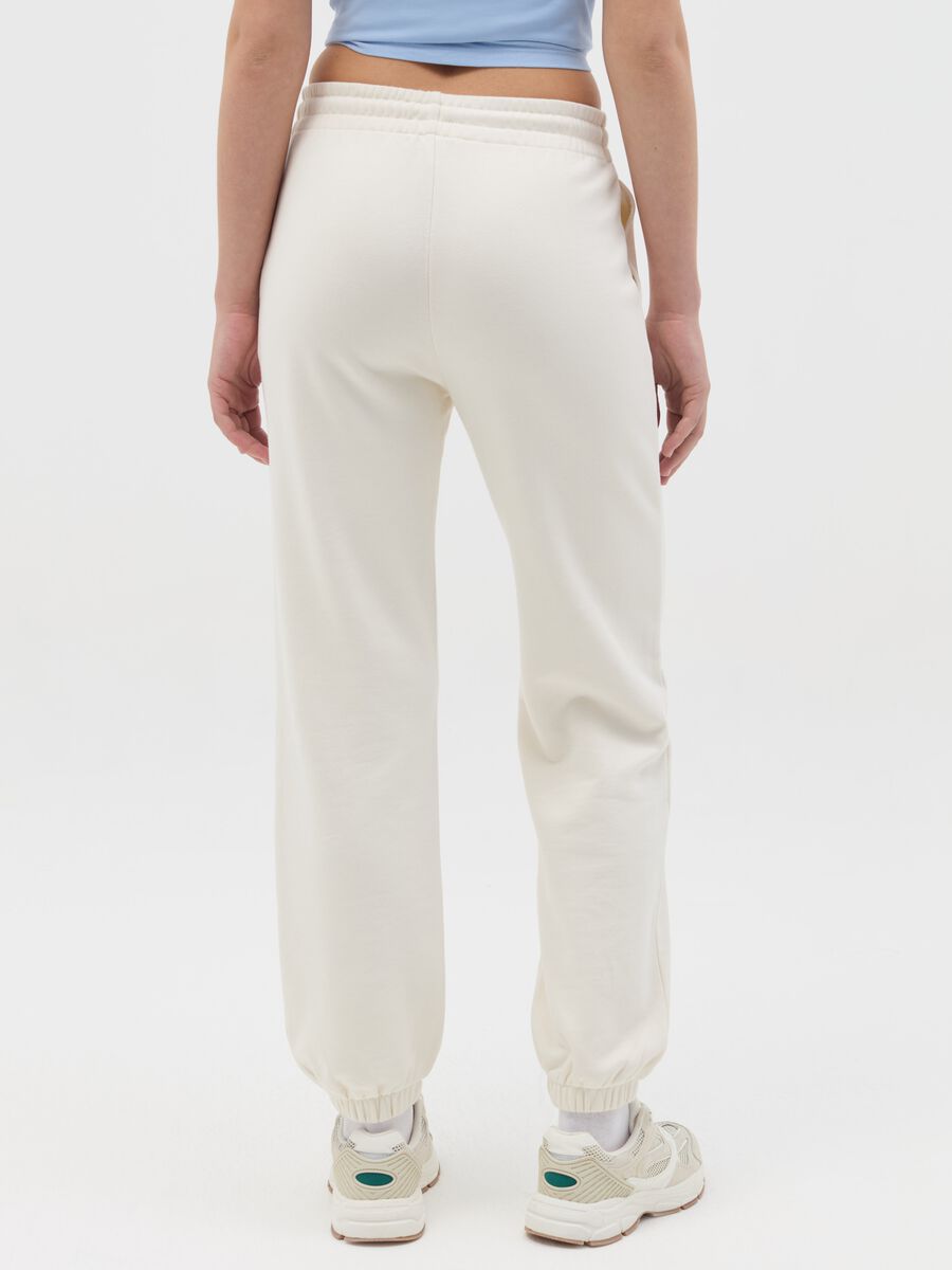 Essential joggers in fleece with drawstring_3