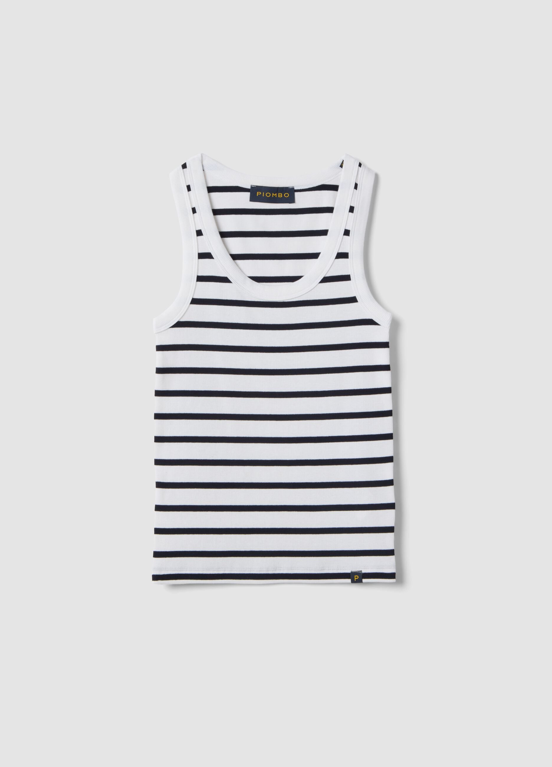 White striped camisole top