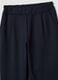 Navy blue stretch viscose regular-fit trousers_1