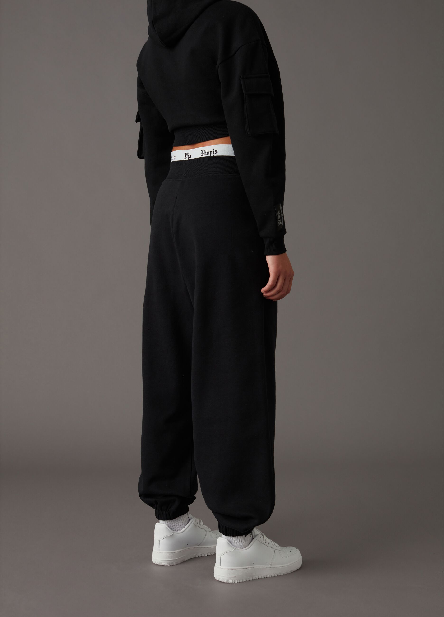 Jogger Cargo Sweatpants Black_2