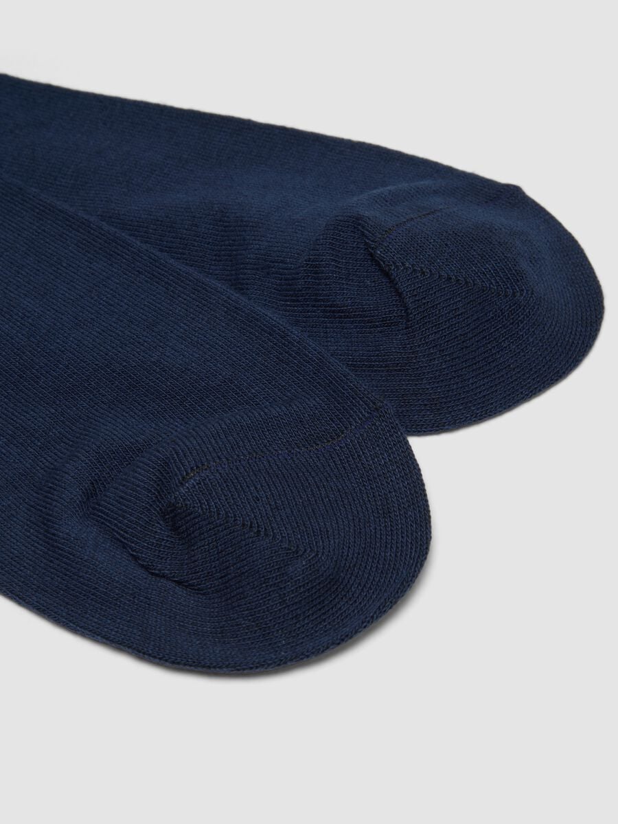 Pack of 2 blue ankle socks in a cotton and cashmere blend_2