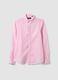 Pink pure linen shirt with button-down collar, regular fit_4