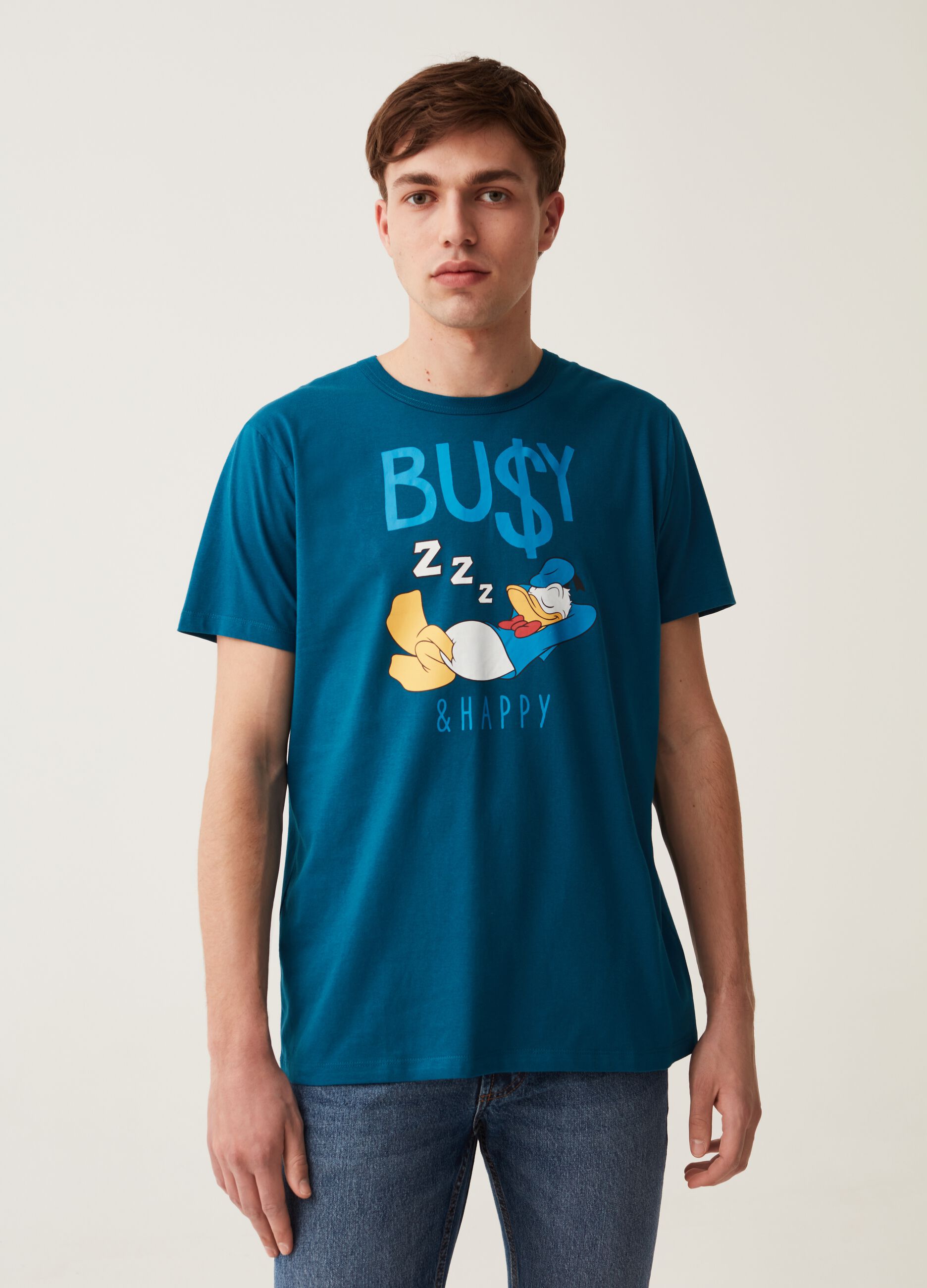 T-shirt con stampa Disney Paperino