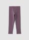 Purple stretch organic cotton leggings_1