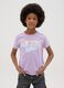 Girls&rsquo; purple regular fit T-shirt in 100% cotton_0