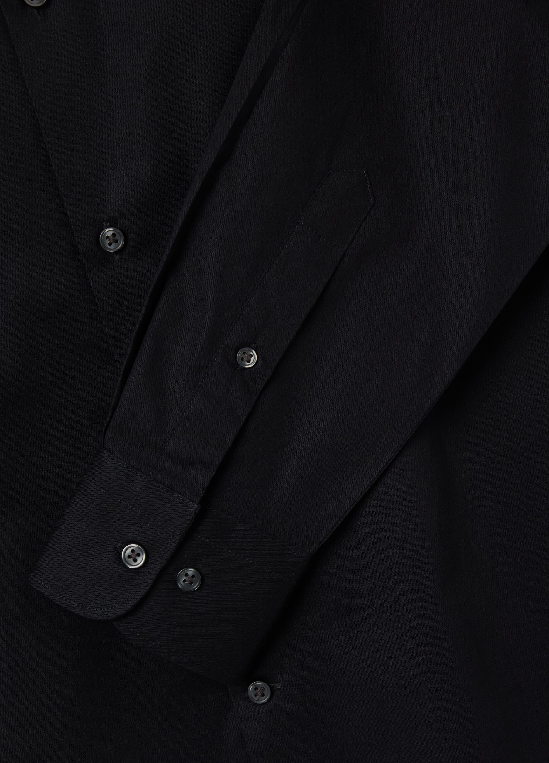 Regular-fit shirt in stretch cotton