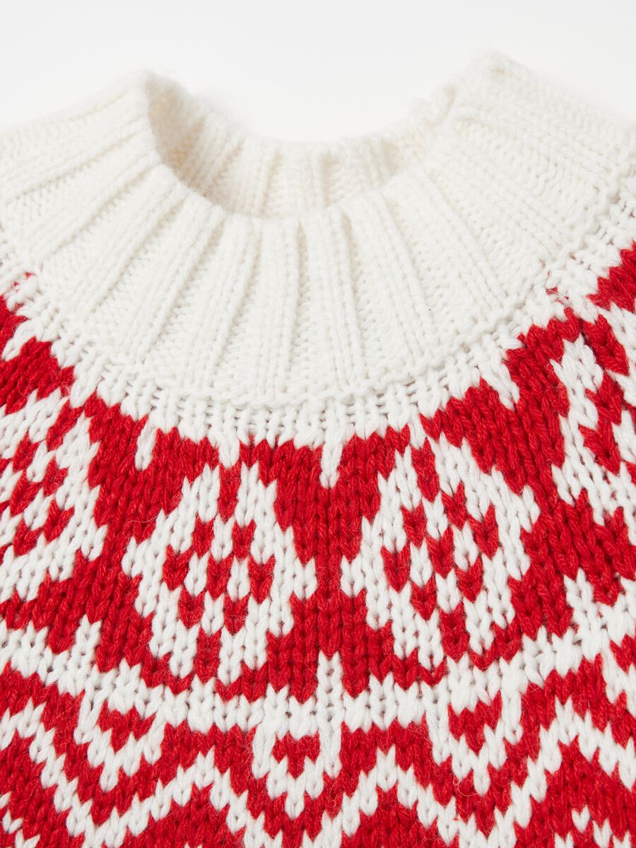 Pullover with mock neck and Norwegian design_5