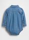 Denim bodysuit for babies_1