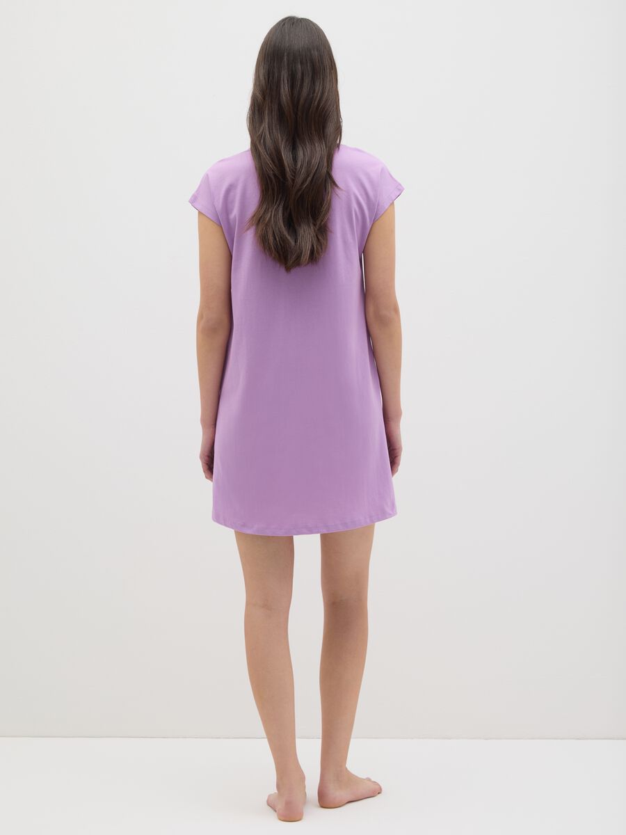 Purple cotton nightshirt_2