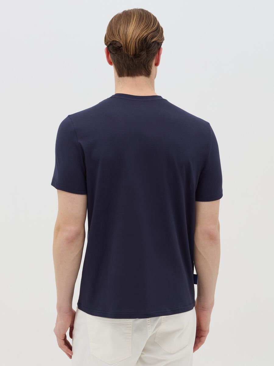 Cotton T-shirt with Galleria Umberto I coordinates_3