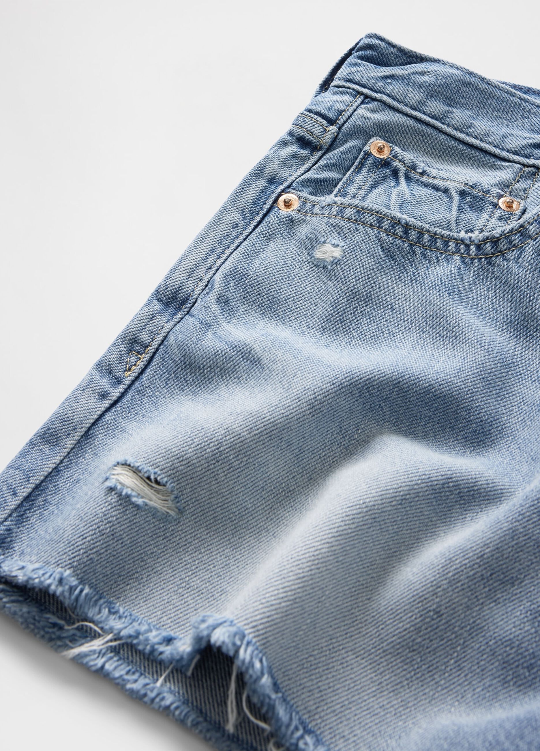 Light Denim Shorts