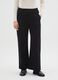 Black Regular Fit Ribbed Trousers_1