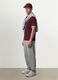 Grey cotton-blend joggers with cuffed hems and drawstring_2