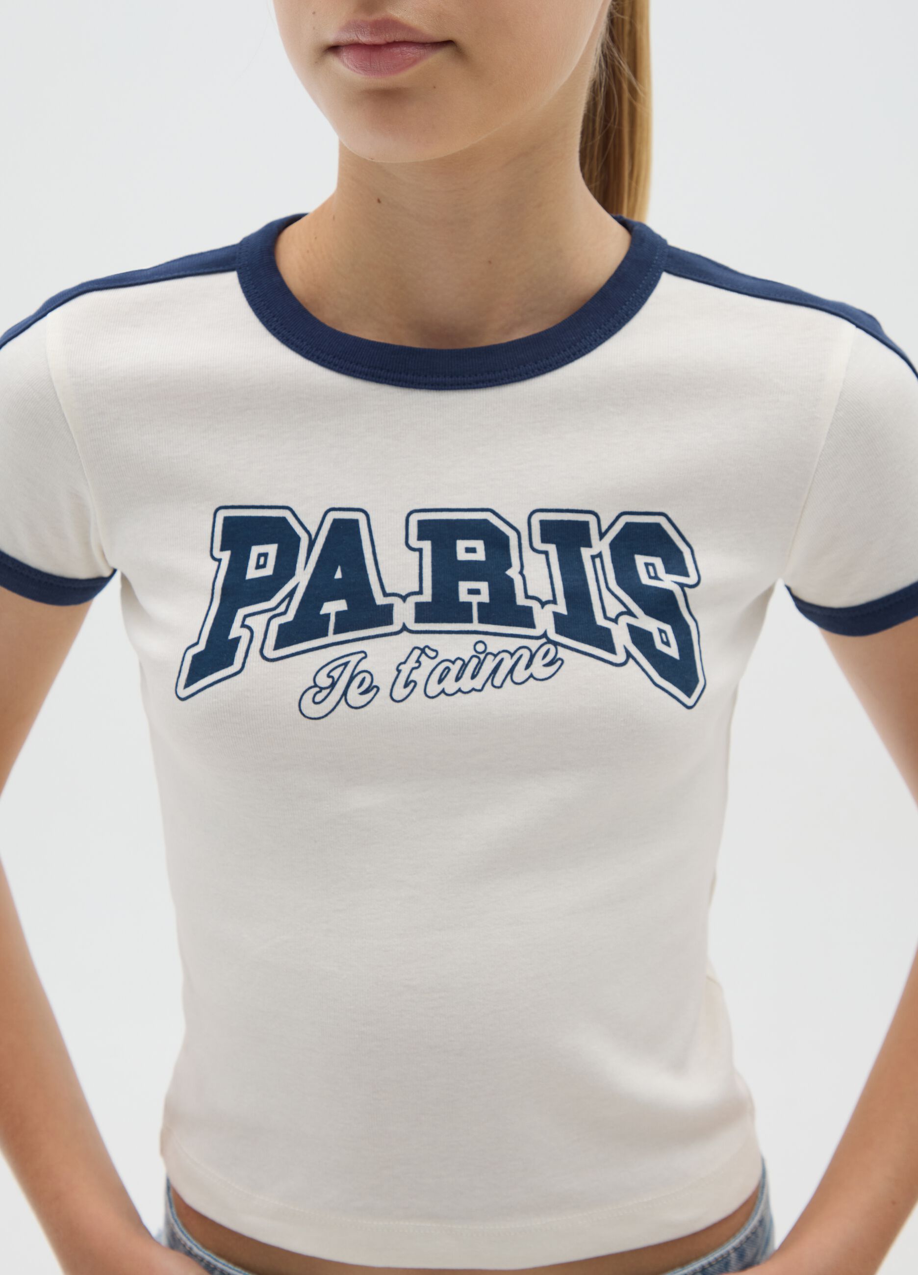 Girls' Multicolour Pure Cotton Fitted T-Shirt