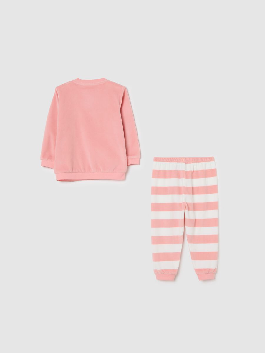 Multicolour baby pyjamas with regular fit fox print_1